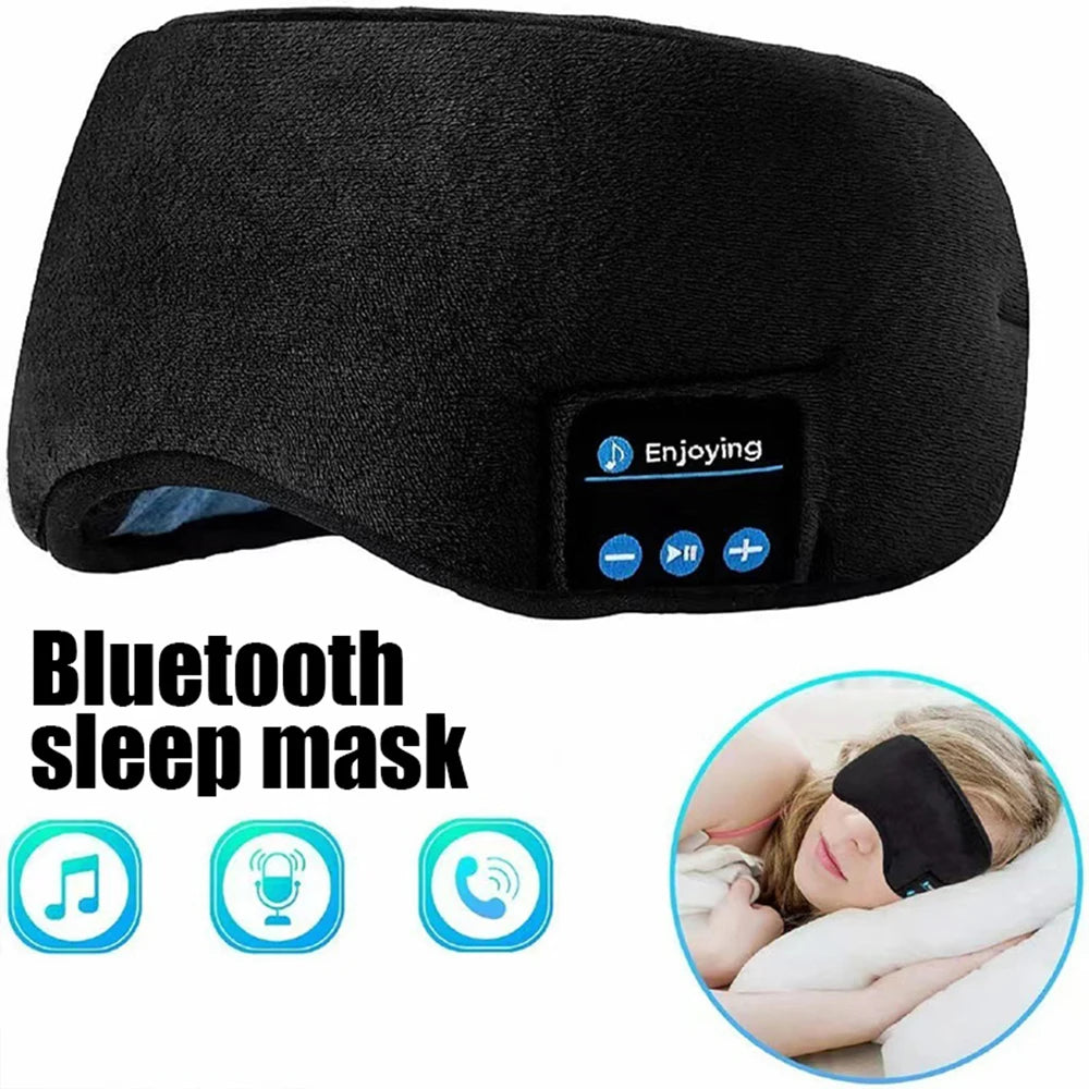 Máscara para dormir con auriculares Bluetooth