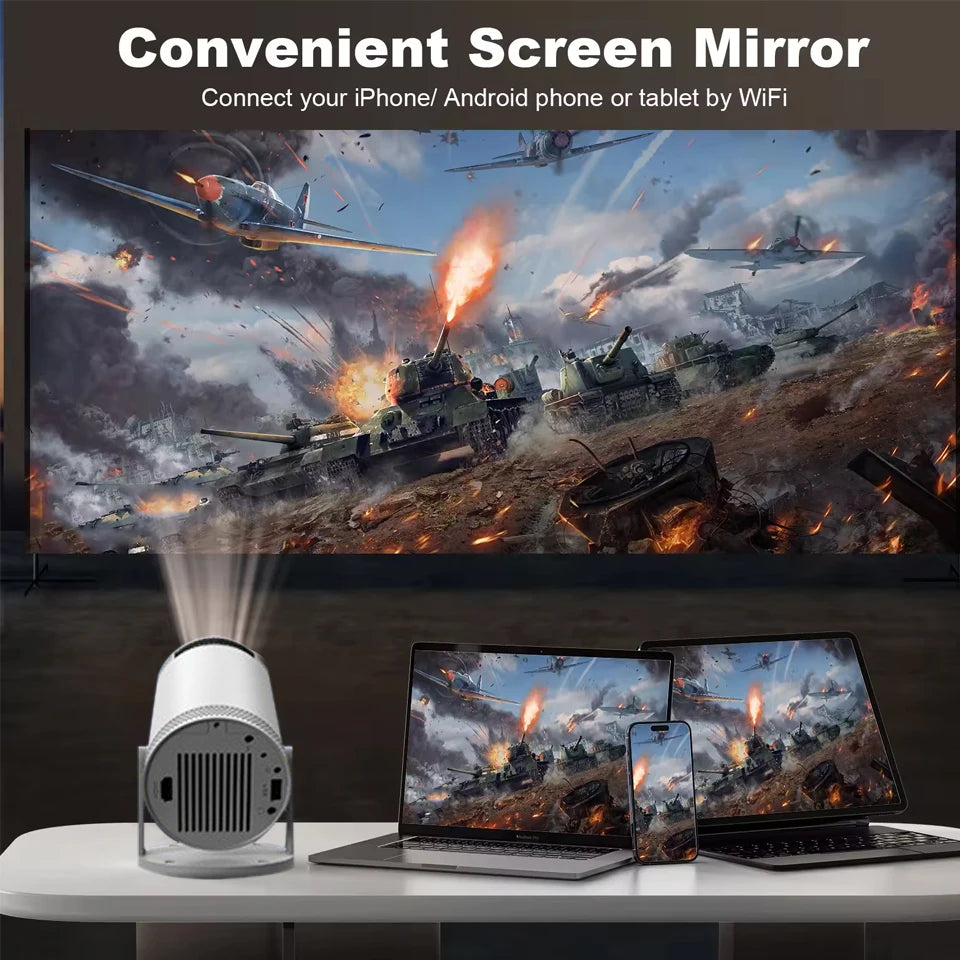 Proyector inteligente 4K WiFi para cine en casa