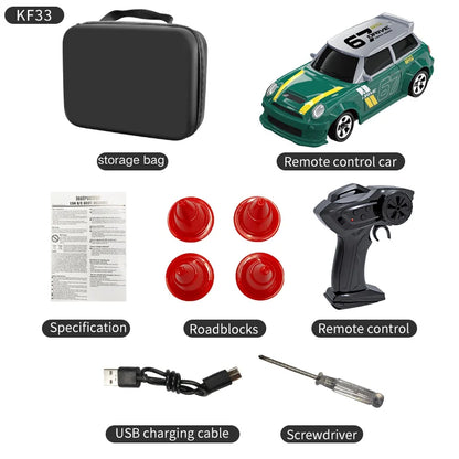 Auto RC drift recargable con control remoto