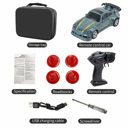 Auto RC drift recargable con control remoto