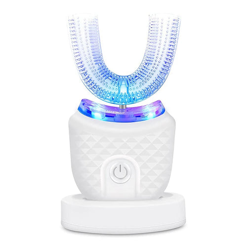 Cepillo dental eléctrico inteligente con luz azul