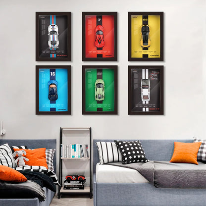 Cuadro 3D de coche deportivo