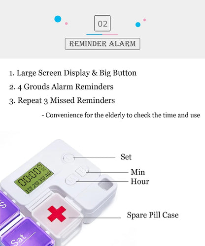 Pastillero inteligente con alarma