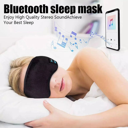 Máscara para dormir con auriculares Bluetooth