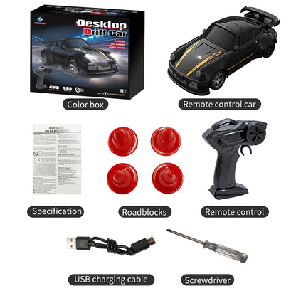 Auto RC drift recargable con control remoto