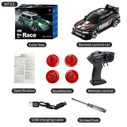 Auto RC drift recargable con control remoto